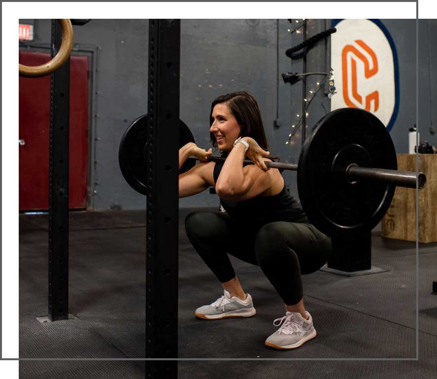 Megan Training in the gym