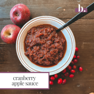cranberry apple sauce