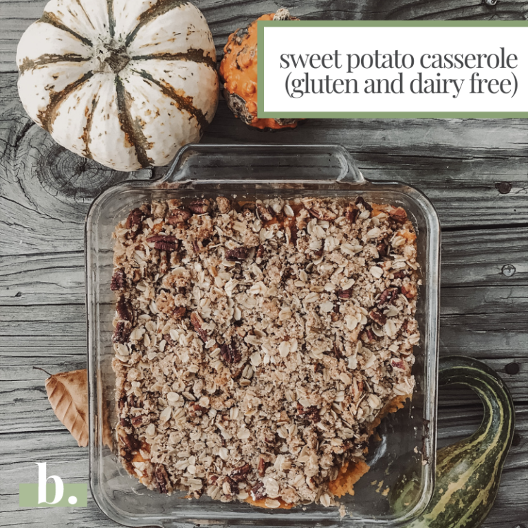 Healthy Sweet Potato Casserole (Gluten Free, Dairy Free) Megan B